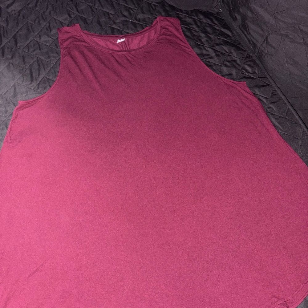Old Navy Burgundy Sleeveless Tank Top Soft Fabric #1766